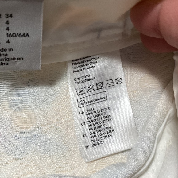 H&M watercolour midi skirt, size US 4 - Picture 6 of 8